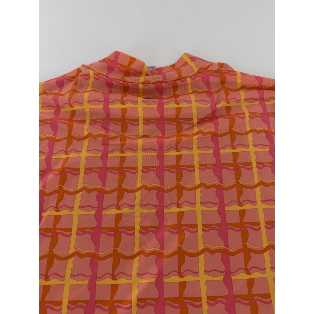 Puma x Dani Dazey CS Women's Size M Pink Fruit Mock Neck Top NWT Golf Shirt - Picture 7 of 7